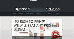Desktop Screenshot of hybreedstudios.com